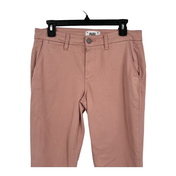 Paige pants Rianne Slash Pocket Chino pink size 27 - Picture 2 of 6
